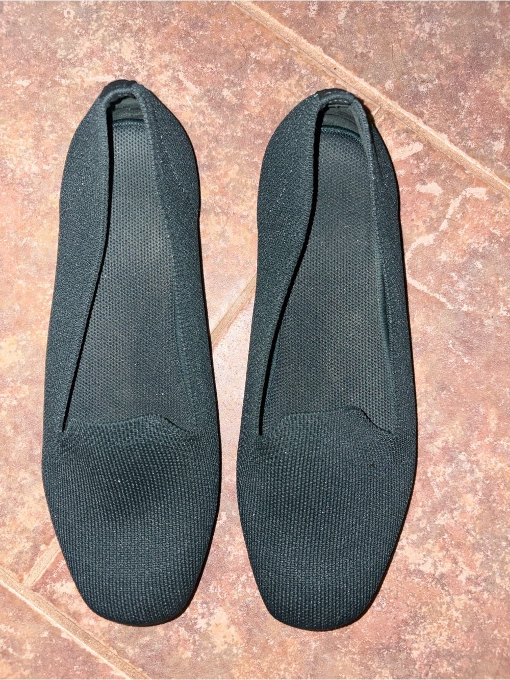 Women's Square Toe Peacock Green Knit Loafer